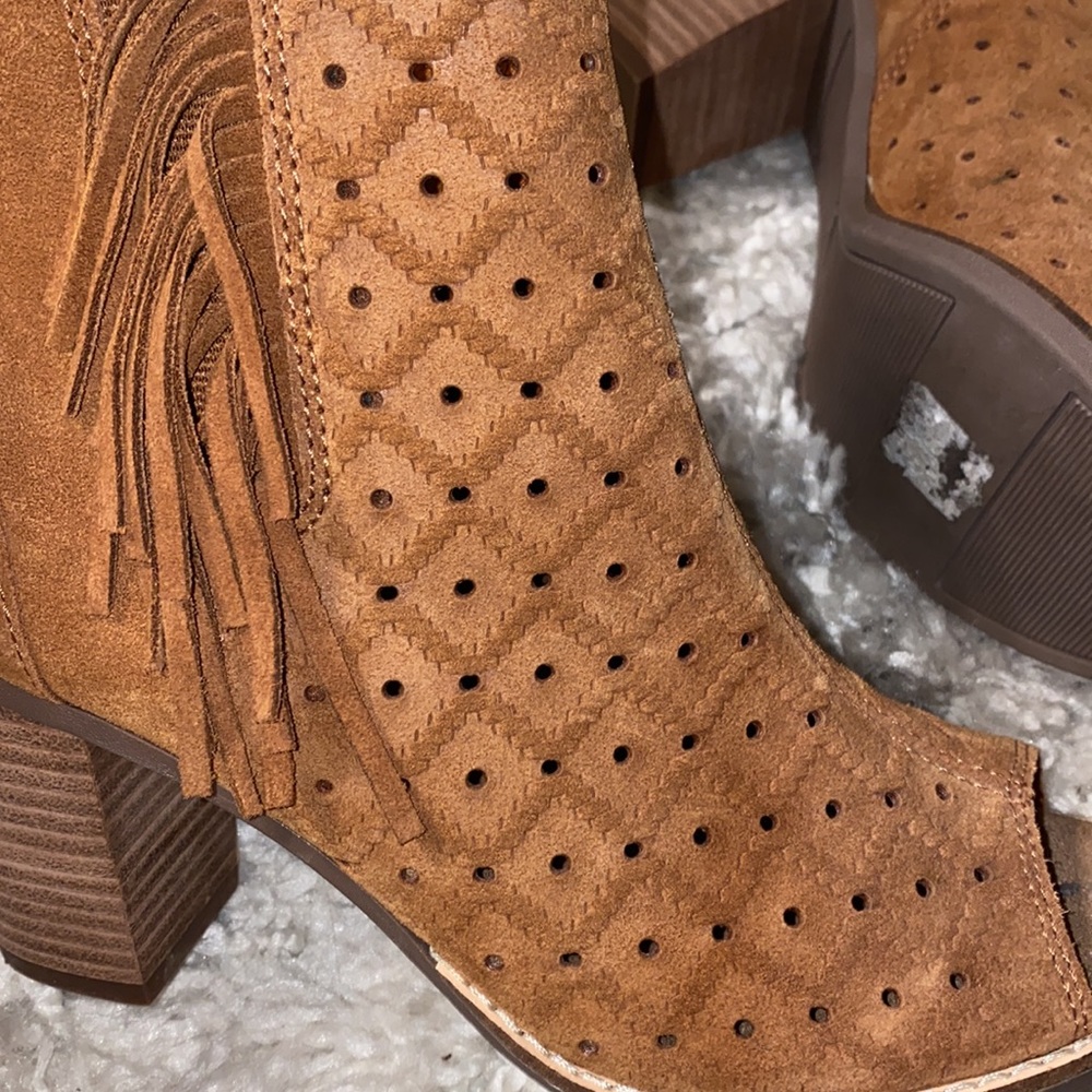 🍁HP🍁Toms Open Toe Bootie Never Been Worn - Picture 8 of 8